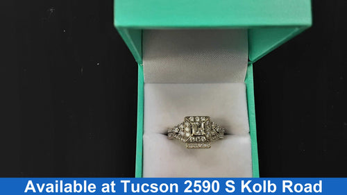 Women's Ring - White Gold 14k (.585) 7.1 grams Size 7