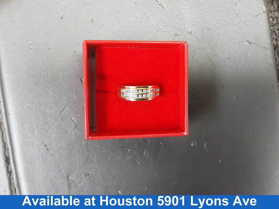 Ring - Wedding Band - Yellow Gold 10k (.417) 3.7 grams Size 9