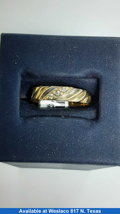Ring - Wedding Band - Yellow Gold 10k (.417) 2.6 grams Size 10