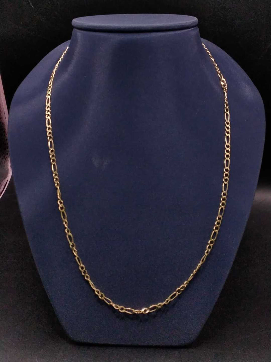 Figaro Chain - Yellow Gold 10k (.417) 5.1 grams 24 inch