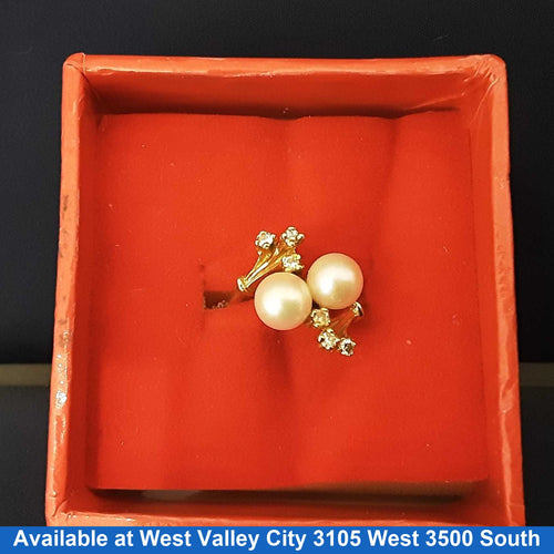 Women's Ring - Yellow Gold 14k (.585) 3.1 grams Size 8.5