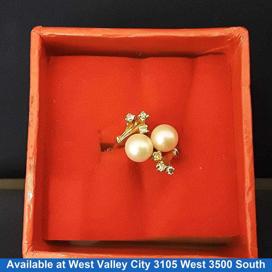 Women's Ring - Yellow Gold 14k (.585) 3.1 grams Size 8.5