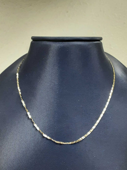 Chain - Yellow Gold 14k (.585) 1.2 grams 14 inch
