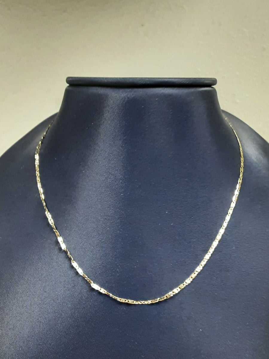 Chain - Yellow Gold 14k (.585) 1.2 grams 14 inch