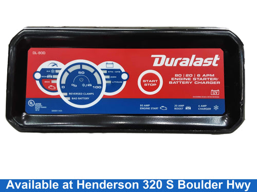 Duralast Dl-80d Black Battery Charger