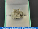 Women's Ring - White Gold 10k (.417) 7.6 grams Size 7.5