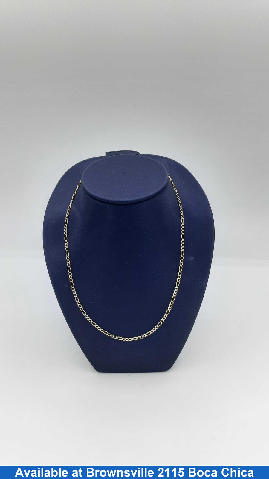 Figaro Chain - Yellow Gold 10k (.417) 4.5 grams 19 inch