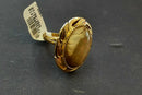 Women's Ring - Yellow Gold 14k (.585) 6.4 grams Size 7