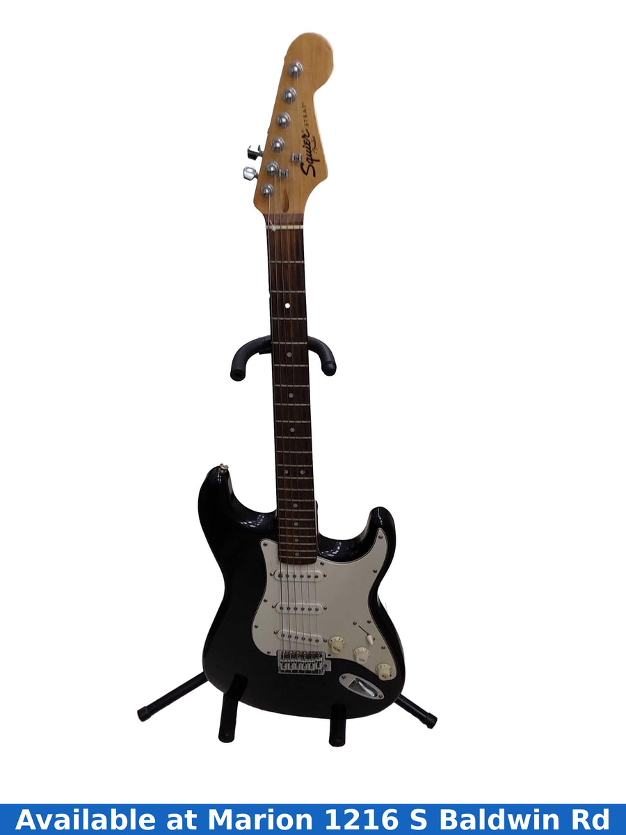 Squier Strat Black Electric Classic Guitar