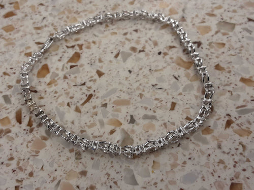 Bracelet - White Gold 10k (.417) 4.3 grams 7 inch
