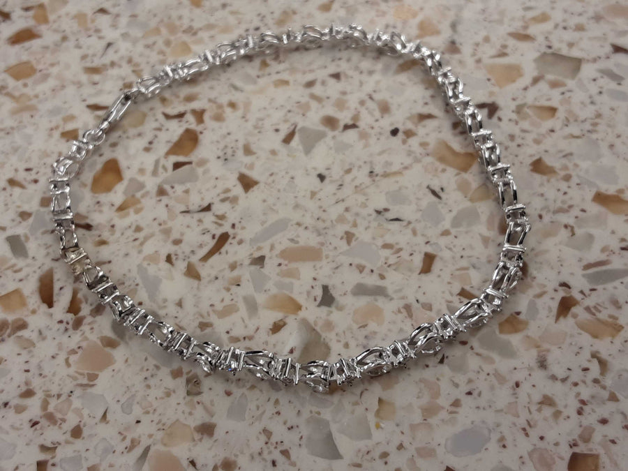 Bracelet - White Gold 10k (.417) 4.3 grams 7 inch
