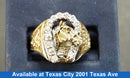 Men's Ring - Yellow Gold 10k (.417) 5.1 grams Size 9.5