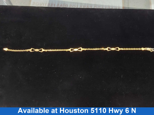 Bracelet - Yellow Gold 14k (.585) 6.2 grams 7 inch