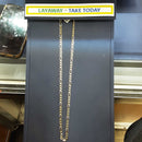 Figaro Chain - Yellow Gold 14k (.585) 18.9 grams 22 inch