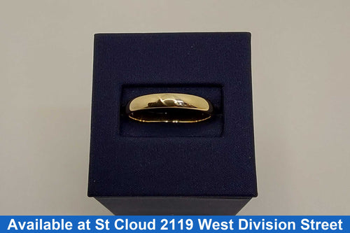 Ring - Wedding Band - Yellow Gold 14k (.585) 3.27 grams Size 10.5