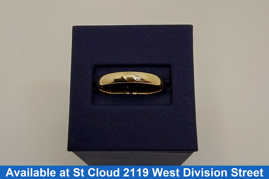 Ring - Wedding Band - Yellow Gold 14k (.585) 3.27 grams Size 10.5