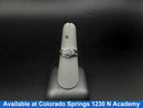 Women's Ring - White Gold 10k (.417) 4 grams Size 7