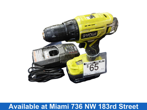 Ryobi P215 Green Cordless Impact Drill