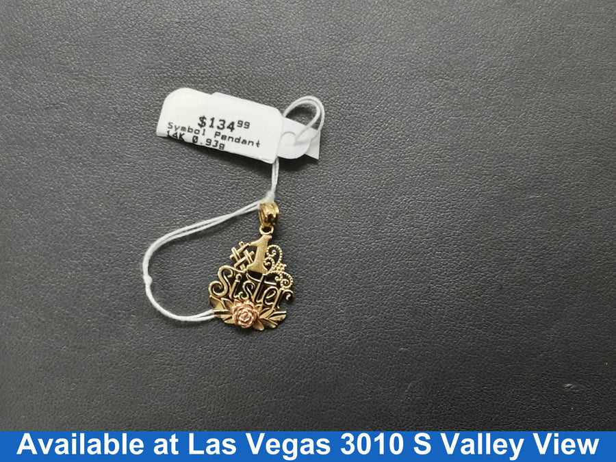 Symbol Pendant - Yellow Gold 14k (.585) 0.93 grams