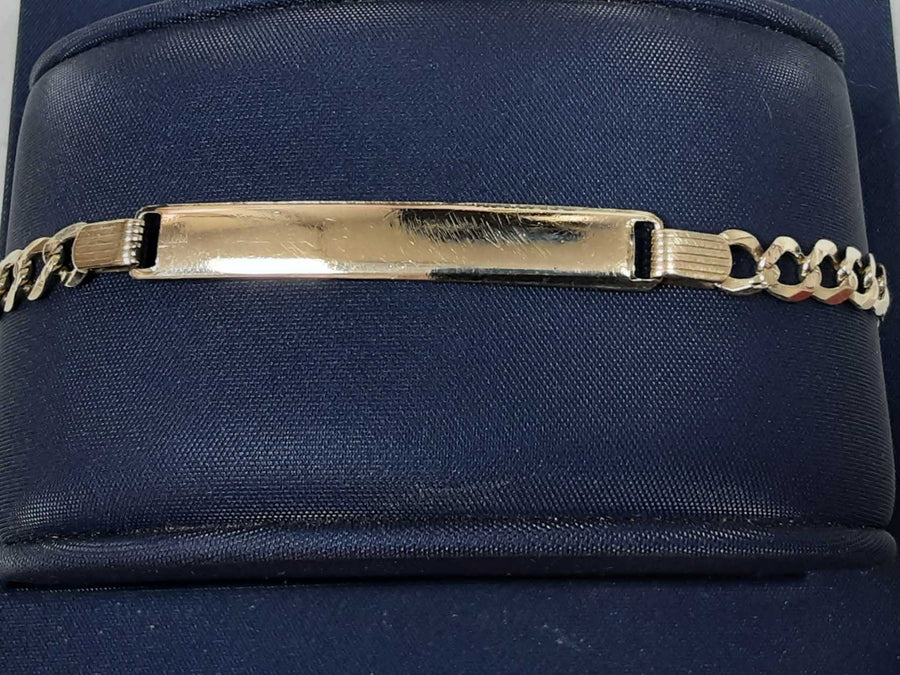ID Bracelet - Yellow Gold 14k (.585) 6.3 grams 7 inch
