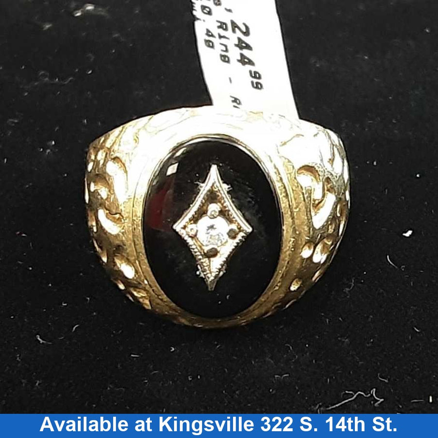 Men's Ring - Yellow Gold 14k (.585) 10.4 grams Size 11
