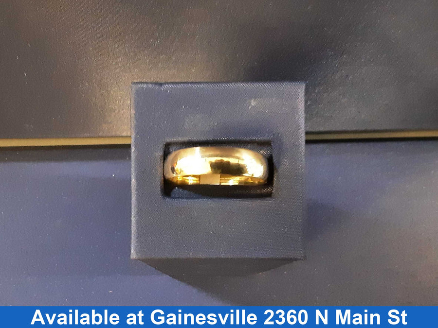 Ring - Wedding Band - Yellow Gold 10k (.417) 6.3 grams Size 13