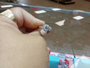 Women's Ring - Solitaire - White Gold 14k (.585) 4.6 grams Size 7