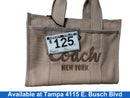 Coach Cp164 Beige / Tan Purse / Handbag