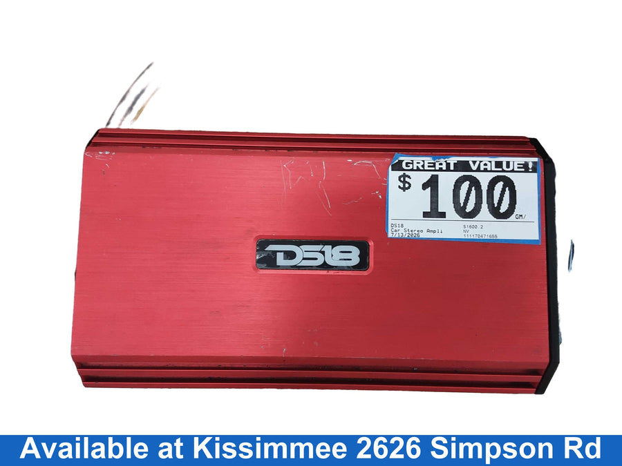 Ds18 S1600.2 Red Car Audio Amplifier