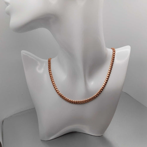 Cuban Link Chain - Rose Gold 10k (.417) 33.8 grams 19 inch