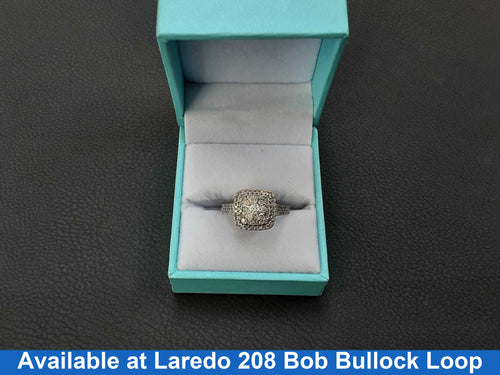 Women's Ring - White Gold 10k (.417) 3.1 grams Size 20