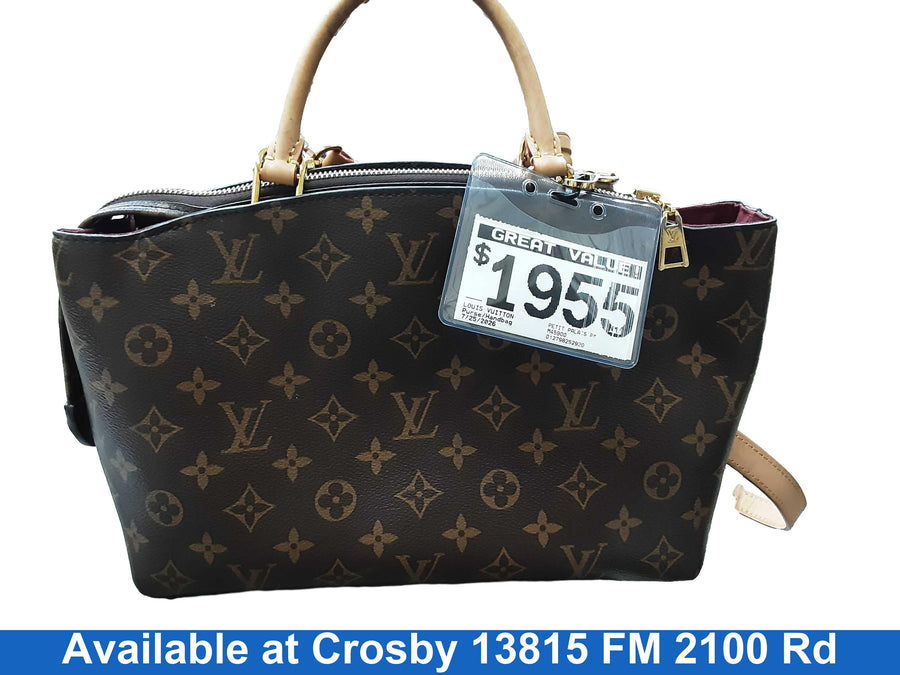 Louis Vuitton Petit Palais Pm Mng Brown Purse / Handbag