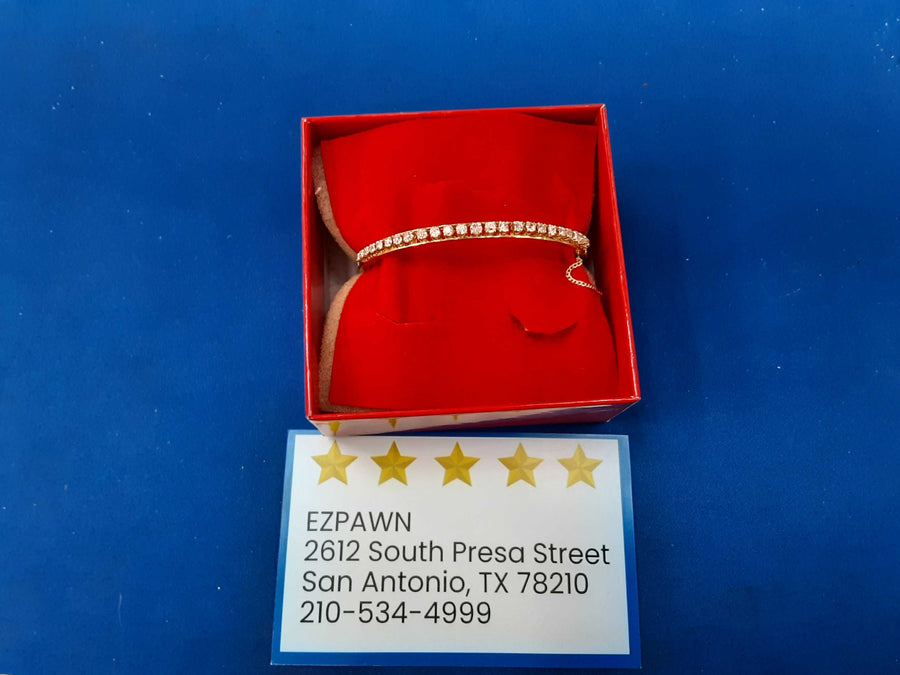 Bangle Bracelet - Yellow Gold 14k (.585) 12.1 grams 8 inch