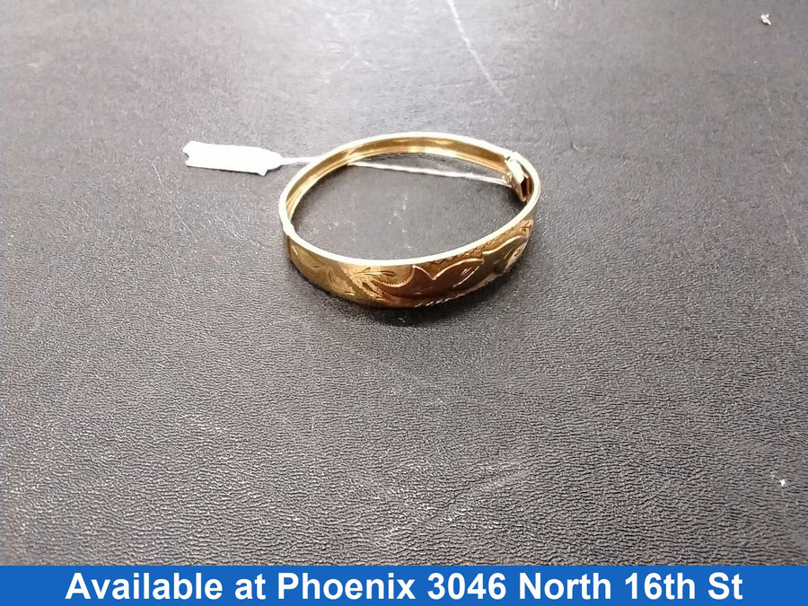 Bangle Bracelet - Yellow Gold 14k (.585) 17.2 grams 8 inch