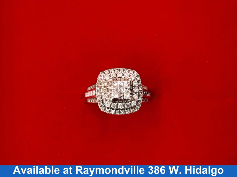 Women's Ring - White Gold 10k (.417) 4.1 grams Size 7