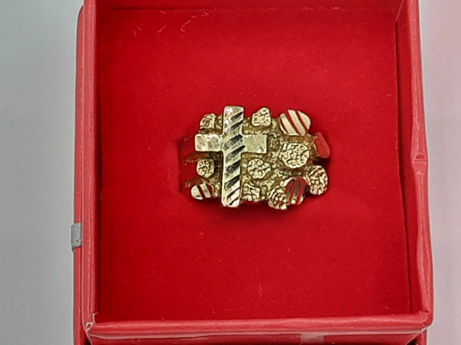 Men's Ring - Yellow Gold 10k (.417) 5.5 grams Size 10