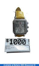 Michele Mw06a01 Yellow Regular Watch