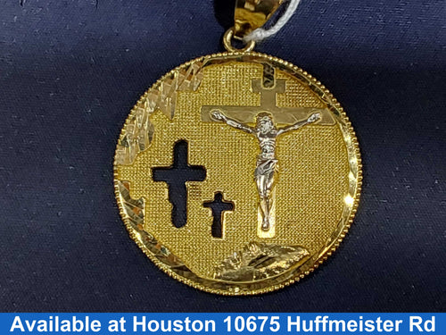 Religious Pendant - Yellow Gold 10k (.417) 6.2 grams