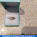 Women's Ring - Solitaire - Yellow Gold 14k (.585) 3.2 grams Size 8.5