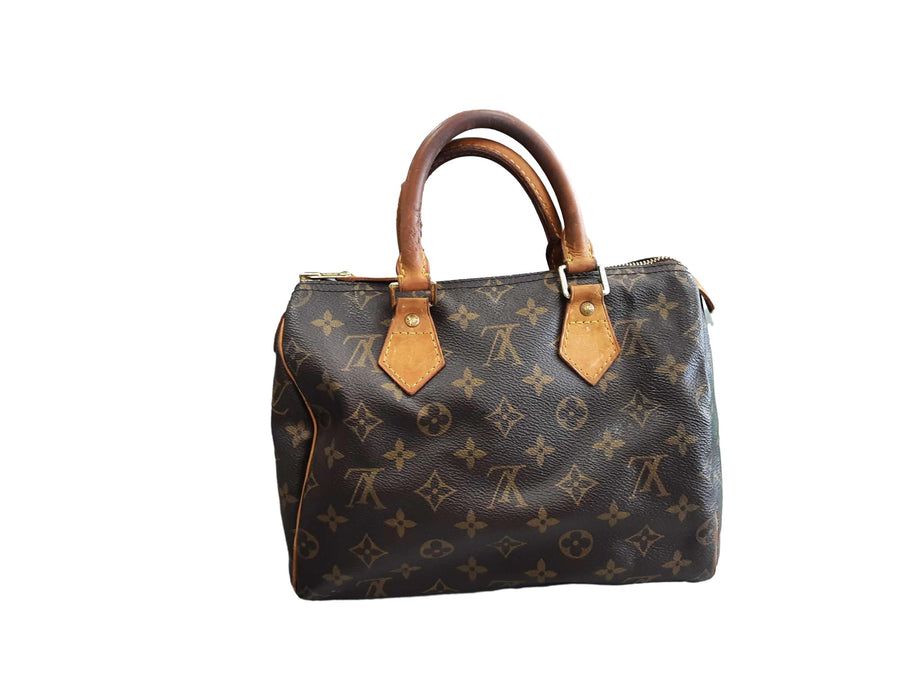 Louis Vuitton Nano Speedy Brown Purse / Handbag
