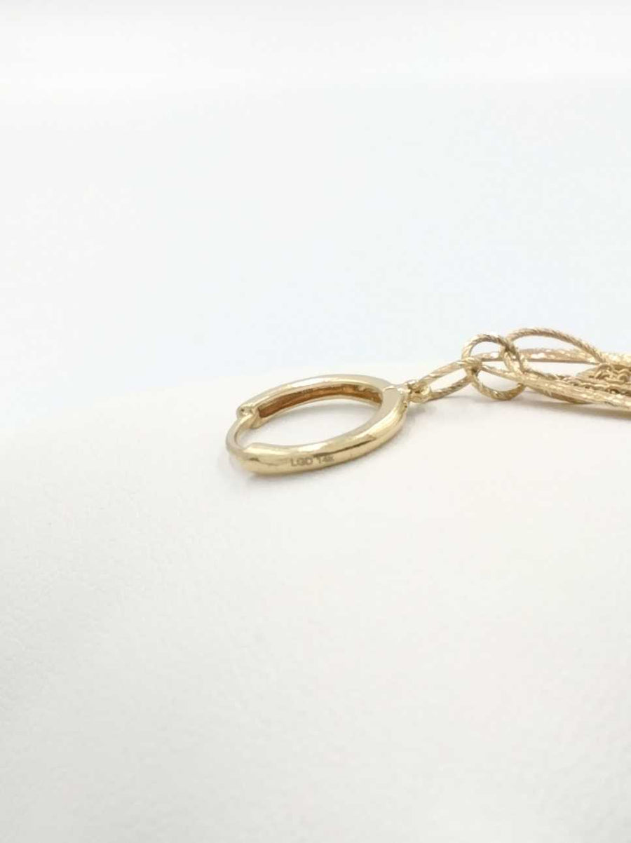 Jacket Earrings - Yellow Gold 14k (.585) 3.9 grams