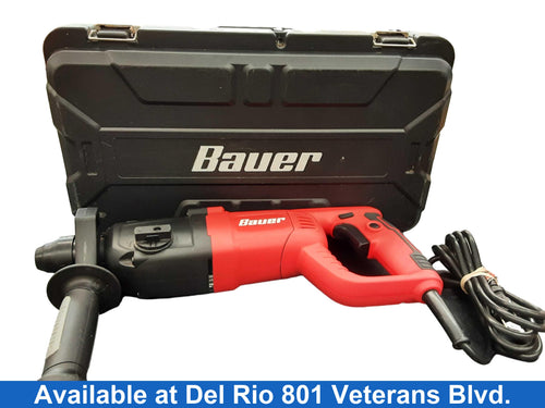 Bauer 1642e-b Red Corded Hammer Drill