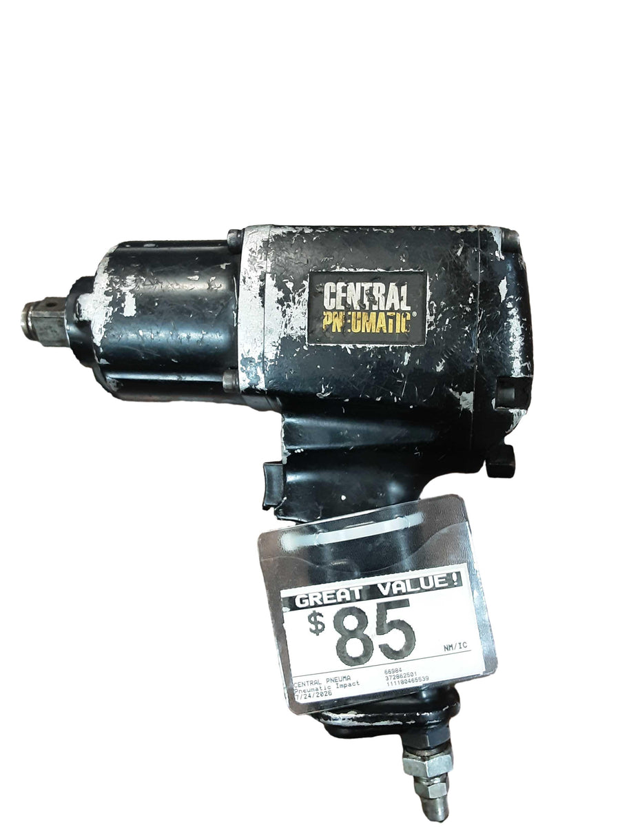 Central Pneumatic 66984 Black Pneumatic Impact Drill