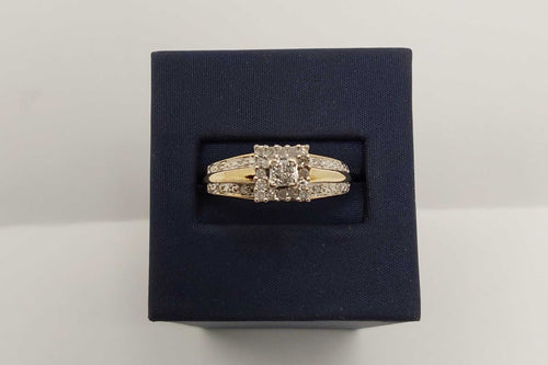 Women's Ring - Yellow Gold 10k (.417) 3.88 grams Size 11.5