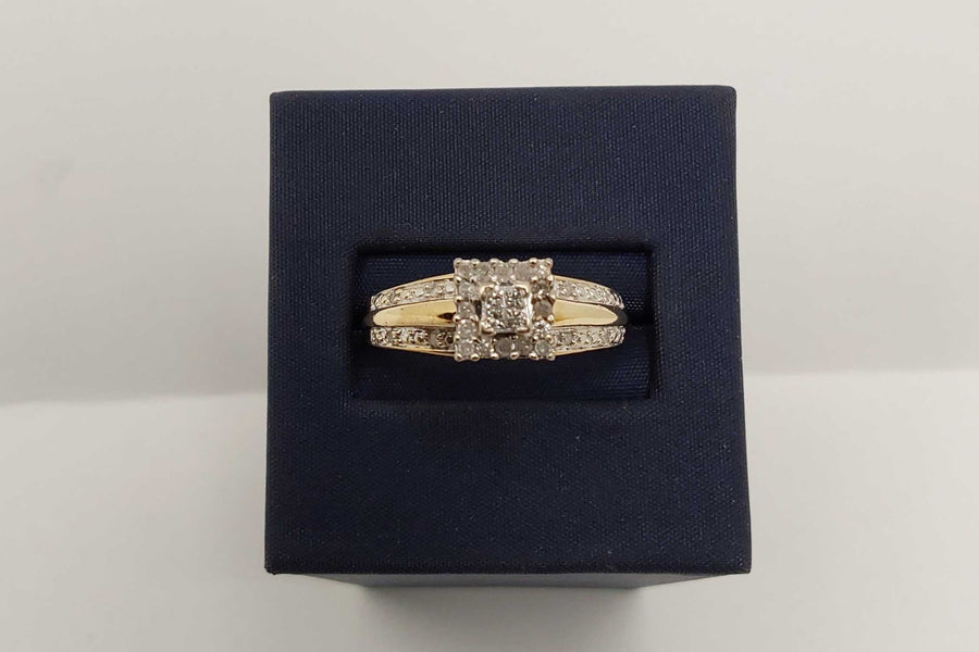 Women's Ring - Yellow Gold 10k (.417) 3.88 grams Size 11.5