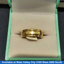 Ring - Wedding Band - Yellow Gold 10k (.417) 2.4 grams Size 7