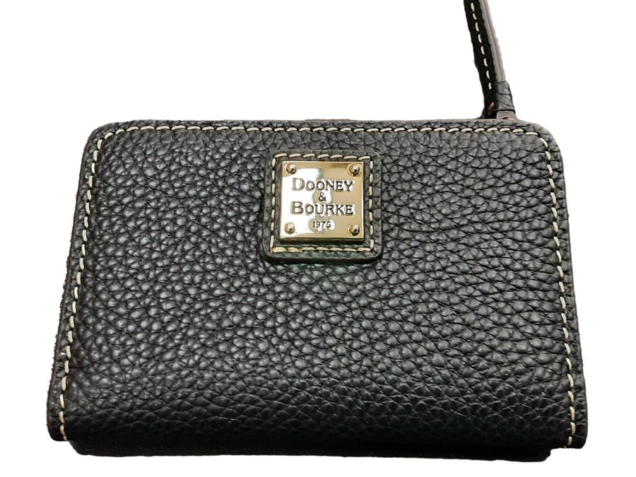 Dooney & Bourke Black Pebble Black Wallet