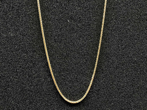 Fox Tail Chain - Yellow Gold 14k (.585) 5.8 grams 22 inch