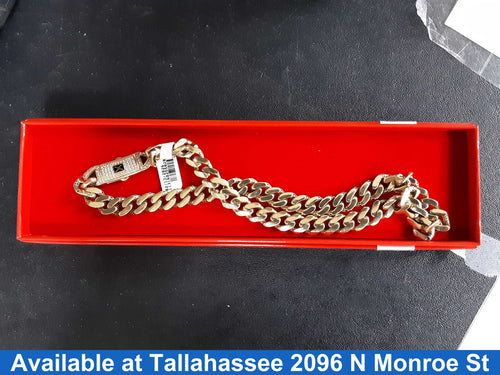 Cuban Link Chain - Yellow Gold 10k (.417) 21.8 grams 16 inch