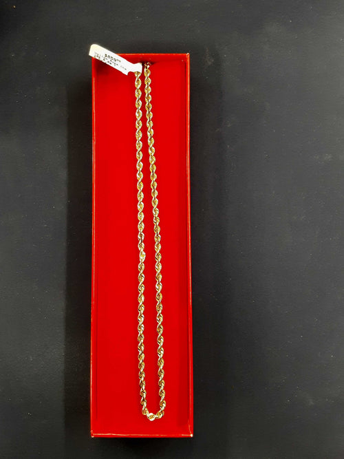 Rope Chain - Yellow Gold 10k (.417) 8 grams 20 inch